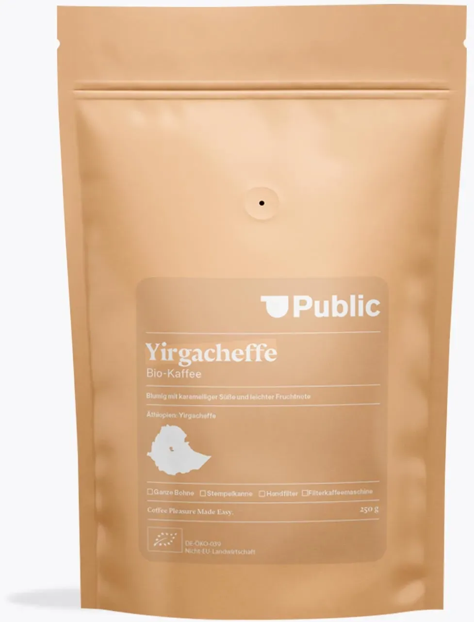 Public Coffee Roasters Yirgacheffe Bio 250g
