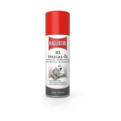 BALLISTOL H1 Spezial-Öl Spray, NSF-registriert, Hochwertiges Spezial-Öl zur Reinigung und Schmierung von Maschinen, Spray - 200 ml