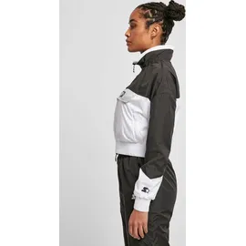 Starter Ladies Starter Colorblock Pull Over Jacket - Schwarz