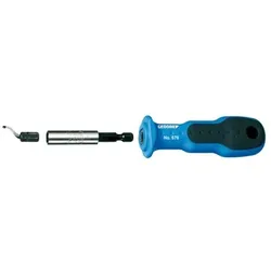 Entgrater-Bit, 1/4" 6,3mm, 6-kant Einsatz, frei drehend, E-8730