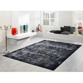 OCI DIE TEPPICHMARKE Teppich LOTUS (160x230 cm) Schwarz-grau