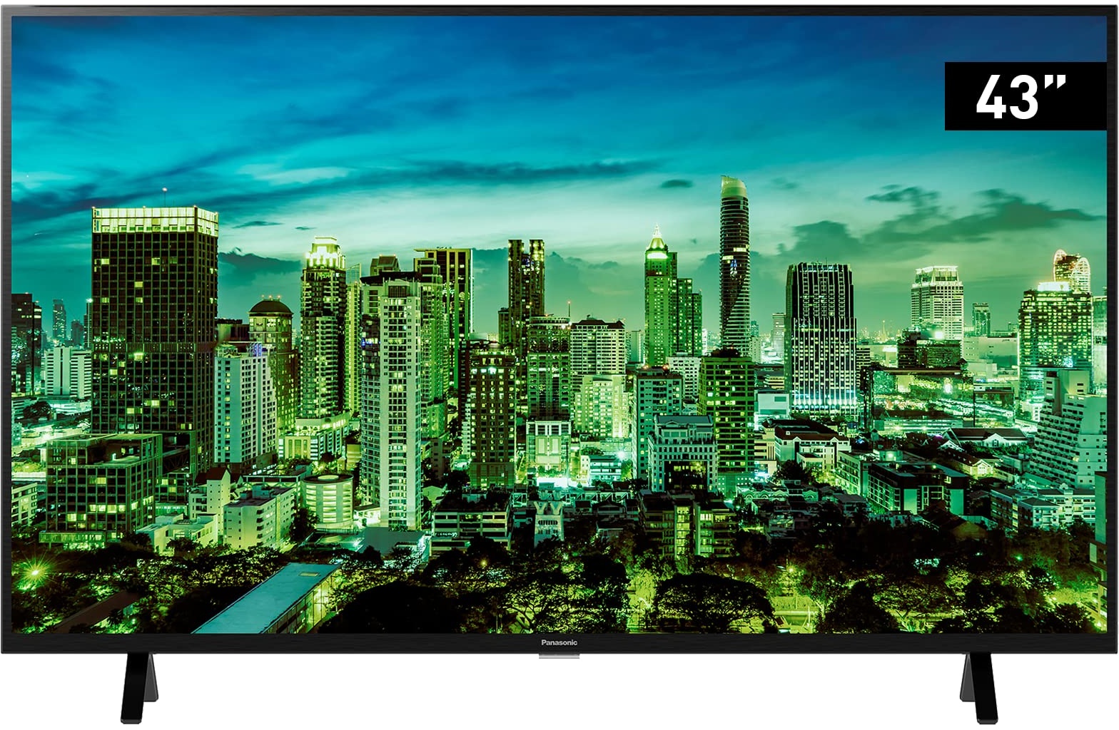 Panasonic TX-43LXW704 108 cm LED Fernseher (43 Zoll, HDR Bright Panel, 4K Ultra HD, Triple Tuner, HDMI, USB, Smart TV), schwarz