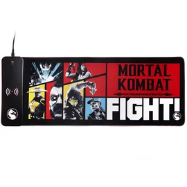 Numskull Games Mortal Kombat XL RGB Gaming-Mauspad Schwarz/Rot