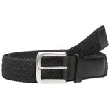 Marc O'Polo Herren Gürtel schwarz Textil, schwarz, NOS