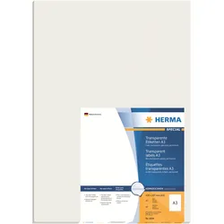 HERMA Special - Hochglänzend - permanent selbstklebend - durchsichtig - A3 (297