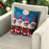 The Elf on the Shelf Weihnachtskissen für Kinder: Offizielles Accessoire für Schlafzimmer, Wohnzimmer oder Spielzimmer – weiches und gemütliches Kissen, Geschenk für Jungen und Mädchen, Elfen-Fans