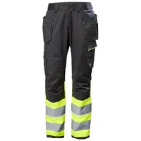 HELLY HANSEN Warnschutz Handwerkerhose Kl. 1 "UC-ME" Nachtleuchtend - C154 - gelb/schwarz