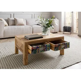 MASSIVMOEBEL24.DE Couchtisch Mango 90x60x40 mehrfarbig lackiert Lounge Collection #11