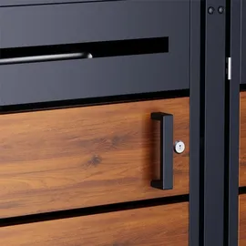 RS Trade Mülltonnenbox 3er 240 L anthrazit