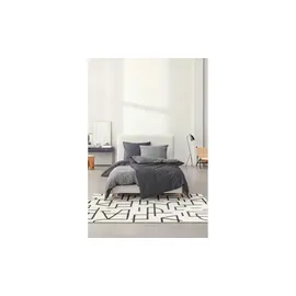 Esprit Satin Bettwäsche-Set ¦ schwarz ¦ Maße (cm): B: 135 H: 2