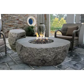 ELEMENTI Gasfeuerstelle "Vesuv" in Basalt-Optik,,