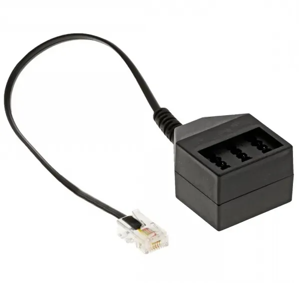 Helos Telefonadapter - RJ-45 (4-PIN) (M) zu TAE-NFN (W)