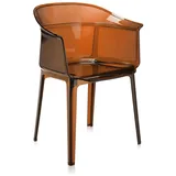 Kartell Papyrus Armlehnstuhl - Bernstein (Ambra)