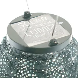 lumiz Lampion Solarlampe Ø 20 cm Tyvek wetterfest grün