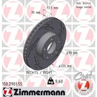 ZIMMERMANN Bremsscheibe BLACK Z