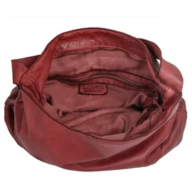 forty° Shopper echt Leder, Made in Italy rot | Rot