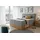 Home Affaire Boxspringbett HOME AFFAIRE "Evelina, Doppelbett, Polsterbett, Komfortbett, 160 & 180 cm", blaugrau, B:164cm L:210cm, 94% PES, 6% Nylon, Komplettbetten, Boxspringbett, inkl. 6 cm Topper, zwei Bettkästen, Taschen-Federkernmatratze in H3