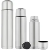 Gräwe Isolierflaschen-Set 3-teilig silber