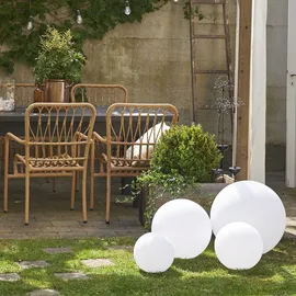 Star Trading 803-71 Beleuchtungsdekoration Leichte Dekorationskette 8 Glühbirne(n) LED Kugel Twilights - Gartenkugel 30cm - RGB Farbwechsel/feste Farbe - Fernbedie...