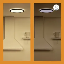 WIZ Super Slim Ceiling Deckenleuchte Tunable White 14W Schwarz