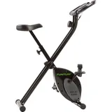 Tunturi Star Fit X100 X-bike Heimtrainer - Heimtrainer - Hometrainer für Zuhause - 8 Widerstandsstufen - Klappbar - mit Herzfrequenz-Sensoren - Grün/Schwarz
