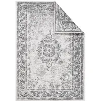 Carpet City Outdoorteppich grau, - Wendeteppich Wetterfest In- &