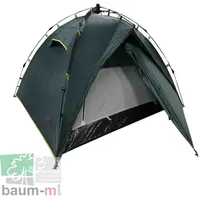 Zelt Automatik für 3 Personen Camping Festival Pop Up Schnellaufbau Kuppelzelt