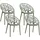 CLP Gartenstuhl Hope Sessel 59 x 59 x 80 cm oliv 4 St.