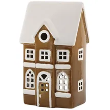 Chic Antique Lichthaus Chamonix für Teelichter 1, H17.5/L10/W7.5 cm