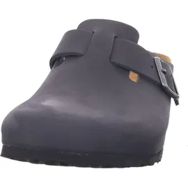 Birkenstock Boston Nubukleder geölt schwarz 46