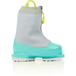 Fischer TWO CELESTE Skischuhe Kinder in grey-celeste, Größe 19 1/2 - grau