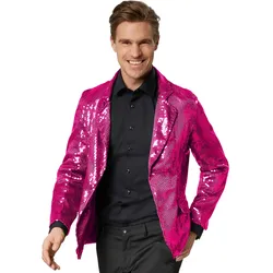 tectake® Pailletten-Jackett Herren