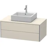 Duravit Waschtischunterschrank 2 Auszüge 100 x 40 x 54,8 cm Taupe Matt