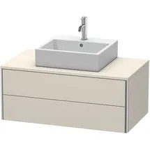 Duravit Waschtischunterschrank 2 Auszüge 100 x 40 x 54,8 cm Taupe Matt