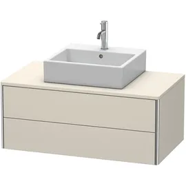 Duravit Waschtischunterschrank 2 Auszüge 100 x 40 x 54,8 cm Taupe Matt