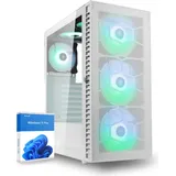 dcl24 Intel Gamer PC i5 12400, RTX4060 8GB - 500GB SSD, 16GB DDR4, Zocker PC mit 6x4.4 GHz, Tower PC mit WLAN, Gaming PC mit Windows 11 Pro
