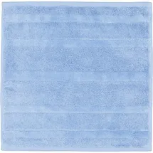 CAWÖ Noblesse II Handtuch 30 x 30 cm himmelblau