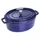 Staub Cocotte 31 cm oval dunkelblau