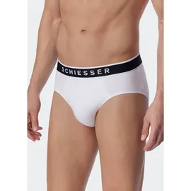 SCHIESSER Slips Weiß L 3er Pack