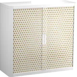 PAPERFLOW easyOffice Classic Chic Rollladenschrank 62400 2 Fachböden 110,0 x 41,5 x 104,0 cm