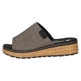 Rieker FSK Damen Sandalen für Damen, schwarz, 37 EU