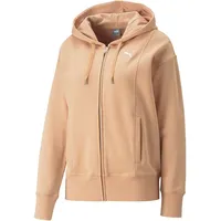 Puma HER Full-zip Hoodie TR DUSTY tan L
