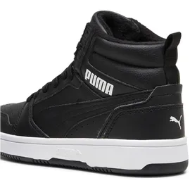 Puma Rebound V6 Mid WTR Kinder Schwarz/Weiß 39
