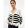 Vero Moda VMLEA LS V-Neck Cuff Cardigan Schwarz/Weiß XS