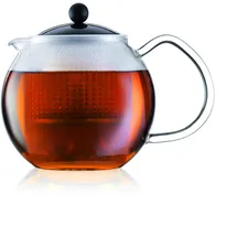 Bodum Assam Teebereiter mit Glasgriff 1,5 l Schwarz