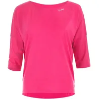 Winshape Damen Ultra Leichtes, Weiches Modal-3/4-arm Mcs004 T-Shirt, Deep-pink,