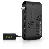 AB CryptoBox Satellitenreceiver Media Player 700HD Mini 1080p H.265 HEVC (DVB-S2, DVB-S), TV Receiver, Schwarz