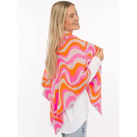 Zwillingsherz Dreieckstuch Happy Waves Beige/Pink/Orange
