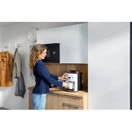 Respekta Einbaumikrowelle Jana Glasfront Schwarz