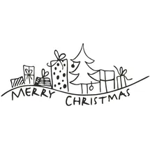 KnorrPrandell Motivstempel 'Geschenke!' 9,5x4cm